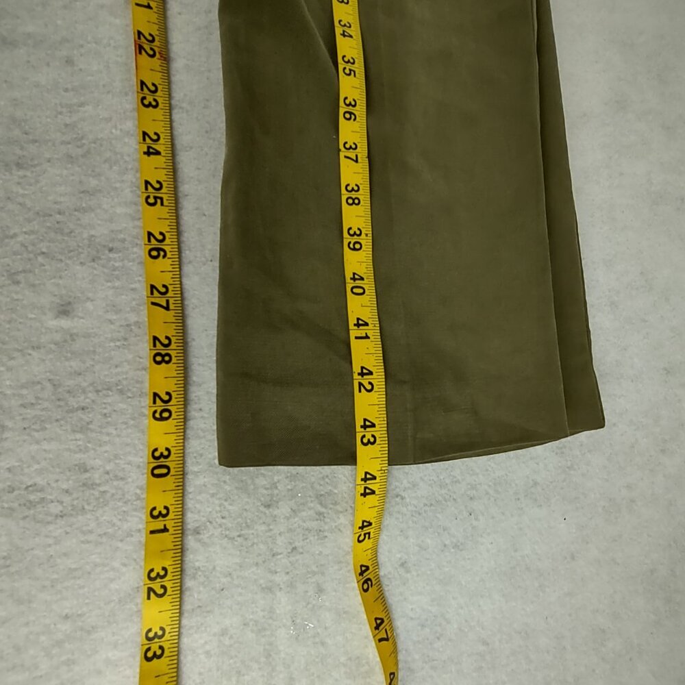 A New Day Women's Lightweight Elastic Waist Olive Green Chino Pants Sz 10R (NWT) - Picture 9 of 12